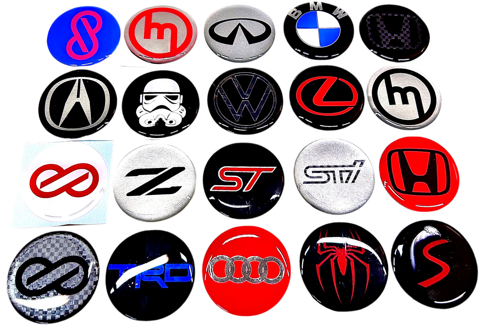 CUSTOM Enkei RPF1 Center Caps (Set of 4)