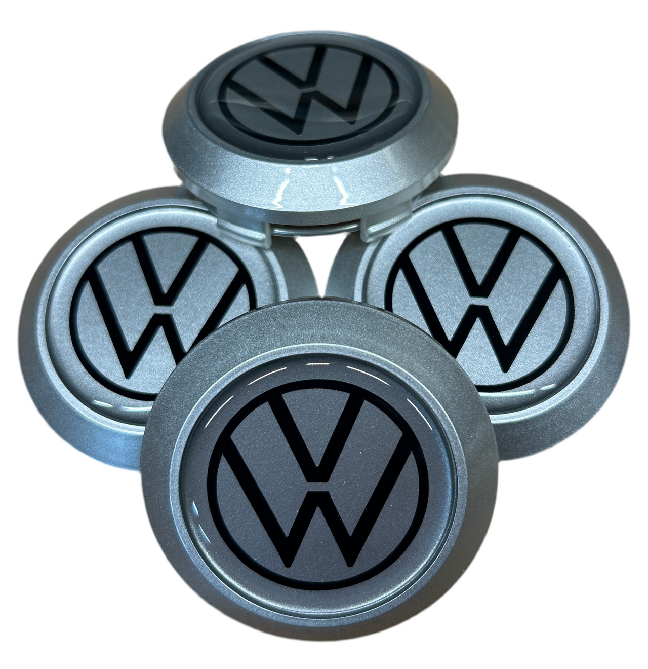 Center Cap : VW Volkswagen Logo Enkei RPF1 Center Caps (Set of 4)