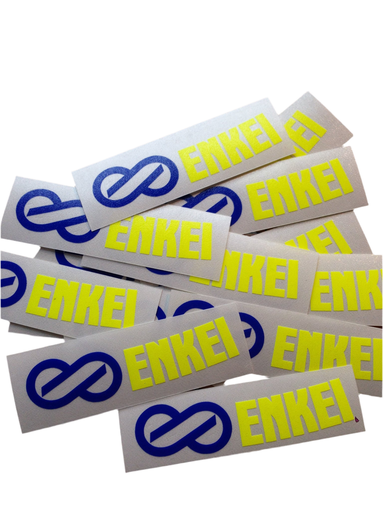 Wheel Stickers : Multicolor Replacement Enkei RPF1 Wheel Stickers (Set of 2)