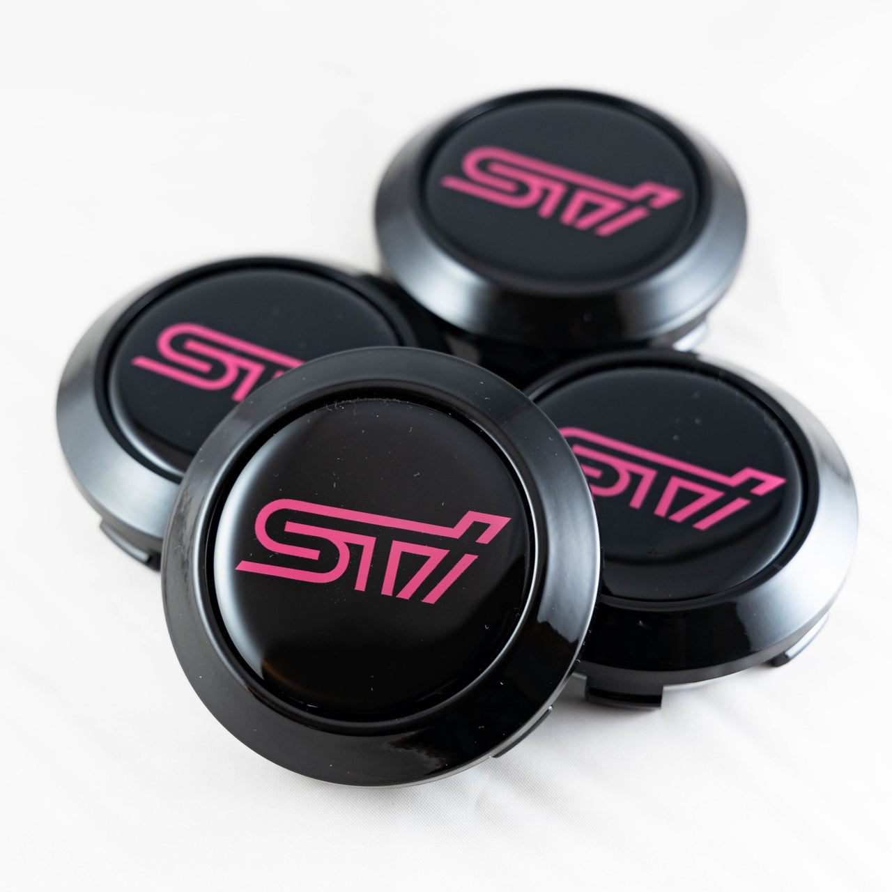 STI Logo Enkei RPF1 Center Caps (Set of 4)