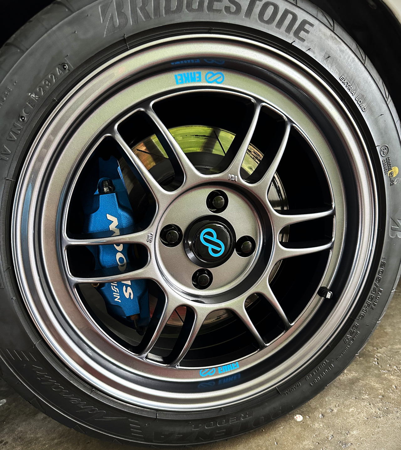 Center Cap : 15x7 ENKEI RPF1 Center Caps (Set of 4)